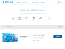 Tablet Screenshot of findmybarclaycard.com